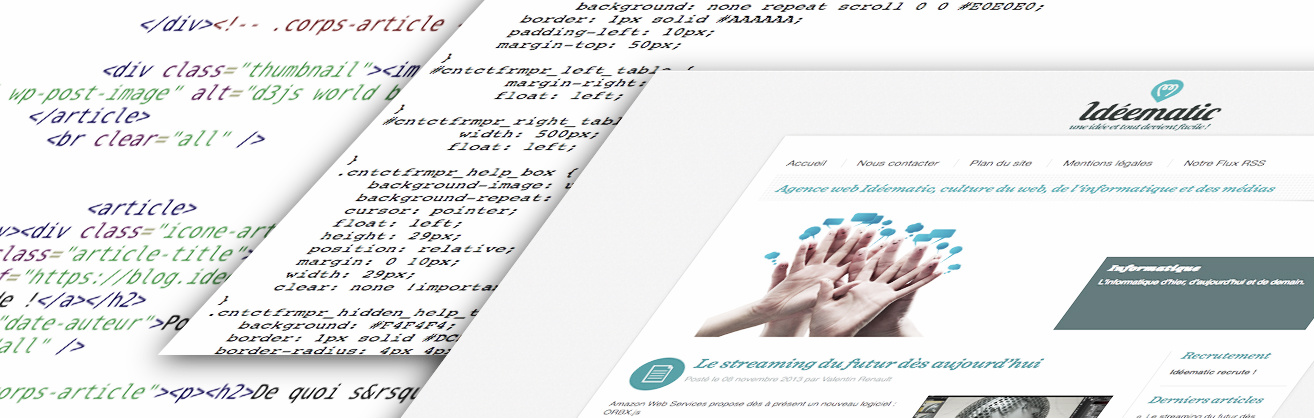 Séparation structure présentation et comportement