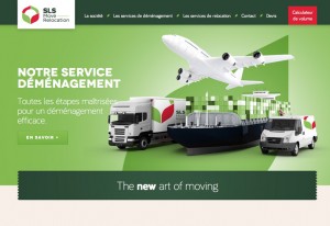 Création du site et du logo SLS Move Relocation