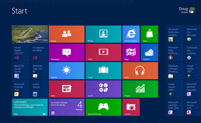 Metro Design Windows 8