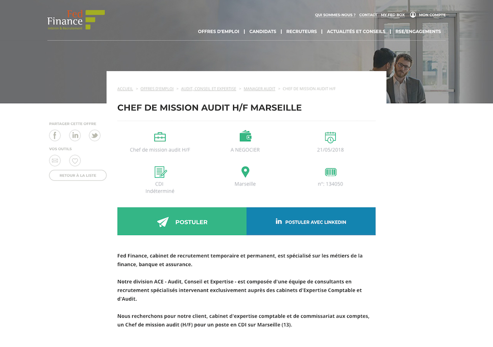 creation ruby on rails d'un moteur d'offres d'emploi